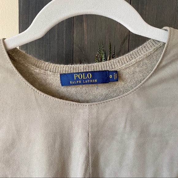 Suede and Cashmere Dress - Picture 3 of 4